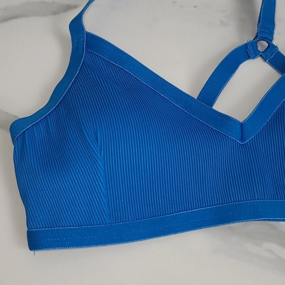 Koral NWT "Time Groove" Ribbed Jersey Sports Bra - Picture 5 of 8